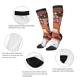 thumbnail image 3 of Masiiu Bluey Print Adult Crew socks, Comfortable Novelty Colorful Patterned, Breathable, Stylish Colorblock for Men Women, 3 of 6