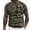 Green, variant on uikmnh Men's T Shirts European Solid Color Knitted Pineapple Jacquard Texture Men Casual Loose Comfortable Trendy Button Open Neck Short Sleeved T Shirt Size:S