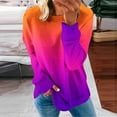 thumbnail image 2 of Sudaderas de Cuello Redondo de Navidad Para Mujer Primavera Otoño Manga Larga Impreso Suéter Top Odeerbi ODB193556, 2 of 5