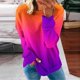 thumbnail image 1 of Pntutb Mujer Cuello Redondo Moda Casual Manga Larga Estampado Navideño Sudadera tops Blusa Pntutb Pntutb-1314, 1 of 5