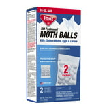 Enoz Old Fashioned Moth Balls, 16 oz, 2 Single Use 8 oz Packets ...