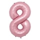 thumbnail image 1 of Globos de aluminio con números Ruinasi de 16 cm, color rosa, para fiesta de cumpleaños, 1 of 3