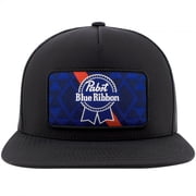 Hooey Mens Pabst Blue Ribbon Black Trucker Cap 2575T-BK