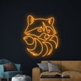 thumbnail image 4 of Handmadetneonsign Raccoon Neon Sign, Cute Raccoon Room Neon Led Art Decor, Zoo Home Room Wall Decor, 4 of 5
