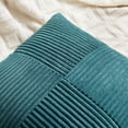 thumbnail image 3 of Fundas de almohada Fancy Homi Teal Lumbar, 35 x 60 cm, pana, paquete de 2, 3 of 6