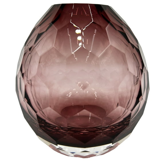 Bergamo Art 6" High Premium Contemporary Glass Bud Vase for Flowers