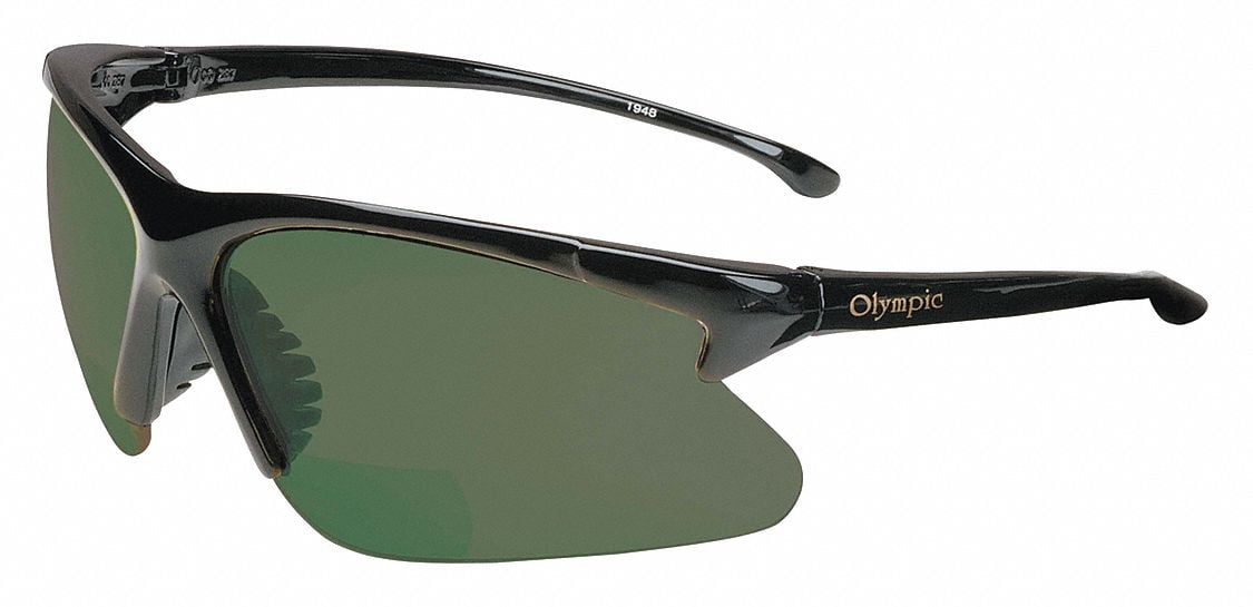 IRUV Shade 5 ScratchResistant Bifocal Safety Reading Glasses, +2.0