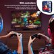 thumbnail image 3 of Monstrate Caja de videojuegos inalámbrica Consola de juegos con pantalla HD compatible con con controladores 1 Proyector de juego de jugador de Videojuegos y accesorios, 3 of 6