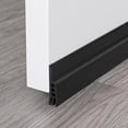 thumbnail image 2 of DefiDgd Under Door Draft Stopper Roll,Self-Adhesive Flexible Rubber Door Sweep,Weather Stripping Gap Filler for Air Blocking Bedroom Home Door Bottom Indoor Decor(Black), 2 of 6