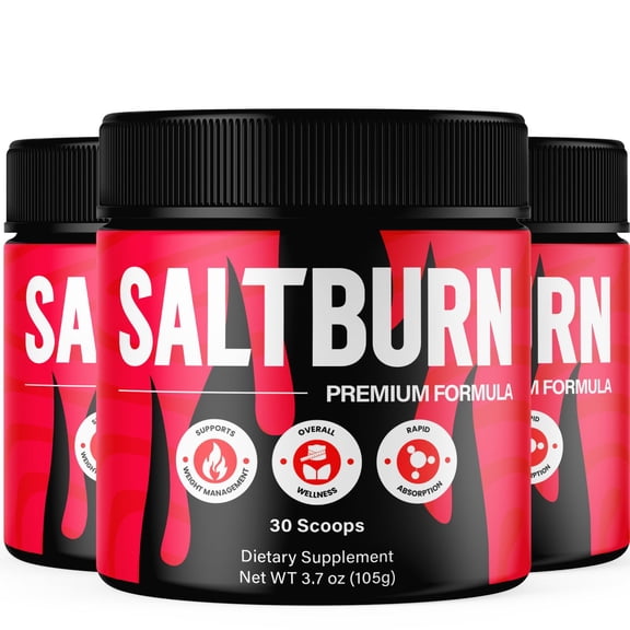 Saltburn Advanced Formula Powder Supporting Energy and Healthy Lifestyle Salt Burn 90 Servings