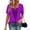Purple, variant on BRGZLK Summer Tops For Women Short Sleeve Shirts Fashion Casual Checkered Printed Cute Blouses Casual T Shirts Beach Vacation Round Neck Top Clothes