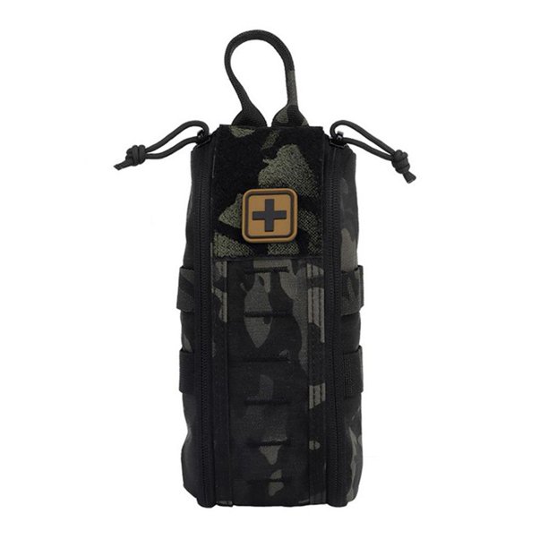 Bolsa EDC de nailon para botiquín de primeros auxilios, bolsa de herramientas de caza para escalada (multicolor)