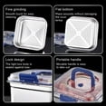 thumbnail image 4 of CIYISON Multipurpose Stainless Steel Food Holder Case Lunch Box with Lid for Daily Use, 4 of 8