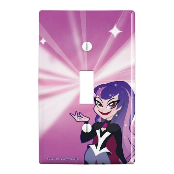 DC Super Hero Girls Zatanna Plastic Wall Decor Toggle Light Switch Plate Cover