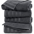 thumbnail image 5 of Utopia Towels 4 Pack Premium Extra Large Bath Towels Set, 30 x 60 Inches 100% Ring Spun Cotton, Lightweight and Highly Absorbent Quick Drying Towels, Perfect for Daily Use Grey, 5 of 9