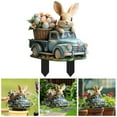 thumbnail image 2 of JJKBVCLO Easter Rabbit Ground Stake Insert Art Garden Decoration Colorful Easter Decoration For Yard For Easter, 2 of 8