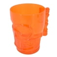 thumbnail image 3 of Halloween Plastic Skull Beer Mug Party Tableware, Orange, 19 oz, Way to Celebrate, 3 of 4