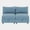 Blue, variant on Jopath 32" Modular Storage Loveseat Sofa, Convertible Loveseat Sleeper Couch, Modern Upholstered Loveseat Sofa with Fabric for Living Room, Blue