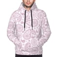 thumbnail image 4 of Hoodies for Men - Mauve Paisley Long Sleeve Comfrt Men'S Fashion Hoodies & Sweatshirts, Sweatshirts for Men Hoodies Pullover Clothing Clothes with Pouch, 4 of 7
