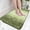 Green #3, variant on High Pile Absorbent Bath Mat | Non-Slip Rubber Backing | Machine Washable Bathroom Rug | 15x23 Inch Gray Green Red Khaki | Ultra Soft Microfiber for Bath Tub Shower Living Room Bedroom