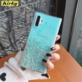 thumbnail image 3 of Funda de silicona transparente con estrellas brillantes para Samsung, carcasa a prueba de golpes para Samsung A71, A51, S8, S9, S20 Ultra, 10 PLUS, S20FE, A21, Note 8, 10, Note 20, 3 of 4