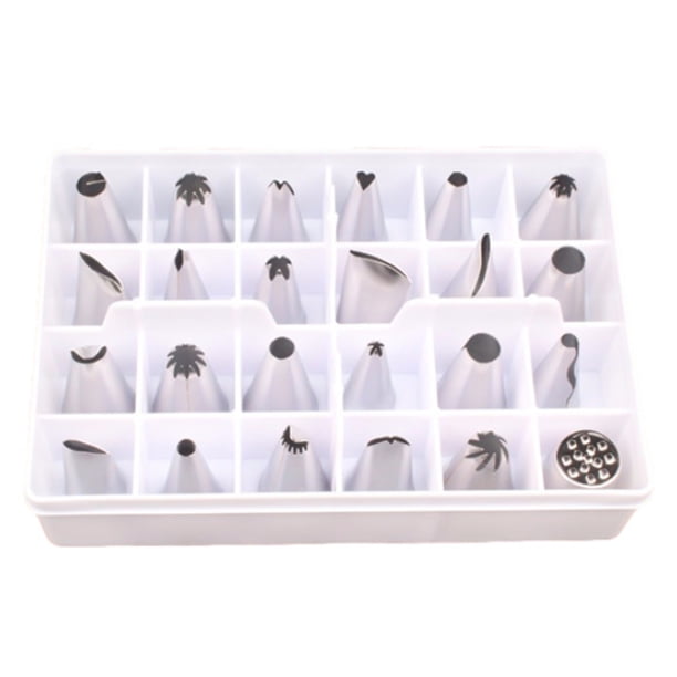 Kit de herramientas para decorar pasteles, clavos de acero inoxidable resistentes, elevadores de flores para decoración de pasteles, compatible con varias mangas pasteleras, diseño seguro para