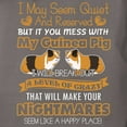 thumbnail image 3 of CafePress - Don't Mess With My Guinea Pig Shirt T Shirt - Womens Comfort Colors® Shirt, 3 of 4