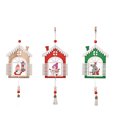 thumbnail image 3 of Yuarrent Colgante de Navidad con borlas, decoración navideña, regalo dulce, accesorios para festivales, artesanía de madera, calcomanía para Kits de decoración para fiestas Ciervo, 3 of 6