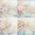 thumbnail image 4 of Vintage Floral Scrapbook Paper, 36 Sheets 6'' x 6'' Single Sided Decorative Craft Paper Decoupage Cardstock for Junk Journal Planners Scrapbooking Card Making Gift Wrapping Art Collage Supplies, 4 of 6