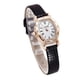 thumbnail image 1 of Qarigey Mini reloj de cuero para mujer y niña, de cuarzo, reloj pequeño con esfera, relojes casuales Relojes Negro, 1 of 5