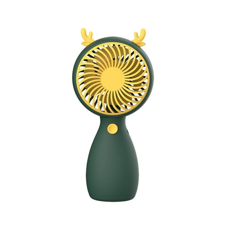 

WIQUOKETT Small Handheld Fan Portable USB Rechargeable Personal Fan 2 Speed Adjustable Strong Wind Hidden Flexible Buckle for Home Office Travel Outdoor
