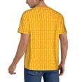 thumbnail image 2 of Rateoe Corn Kernels Pattern Men’s Baseball Short Sleeve Polo Shirt, Midweight Men's Shirt Golf Shirt Polo Shirts Quick Dry Short-3X-Large, 2 of 7