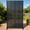 Black, variant on Chiccushion Outdoor Privacy Screens 60H x 36W Freestanding 5 Panel HDPE Decorative Fence Louver Pattern Patio Divider for Outdoor Patio Garden, Red