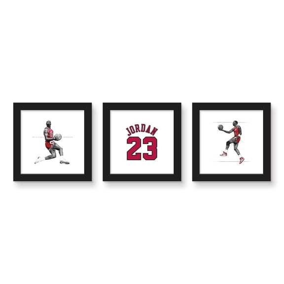 Gallery Pops Michael Jordan - Legend Wall Art Bundle (3-Pack)