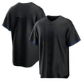 thumbnail image 3 of Jersey de béisbol bordado Metropolis 12 azul Lindor generación Jersey de béisbol MLB, 3 of 5