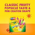 Popsicle Crayola Flavored Scribblers Fruit Popsicles Ice Pops, 1.2 fl