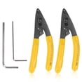 thumbnail image 1 of Fiber Optic Stripper 3 Port Hole 250μm Coating Stripping Power Hand Tool with Wrench, 1 of 14
