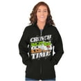 thumbnail image 4 of Saint Paddys Crunch Time Tootsie Owl Zip Up Hoodie Men's Women's Brisco Brands X, 4 of 6