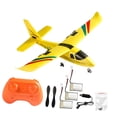 thumbnail image 2 of Avión RC CUTICAT Planeador de control remoto fácil de volar juguete volador 2 canales 3 batería amarilla, 2 of 8