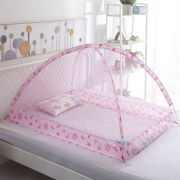 MesaSe Moustiquaire pour Bébé Moustiquaire Pliable pour Nourrisson Tente en Maille Sans Fond Anti-Moustiques pour Bébé