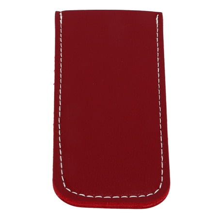 

PU Leather Pan Handle Sleeve Pan Handle Cover Durable For Frying Pan Red