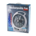 thumbnail image 4 of Ludger Power & Light EL-8210F Portable 10 Inch Rechargeable Fan with LED Lights, 4 of 5