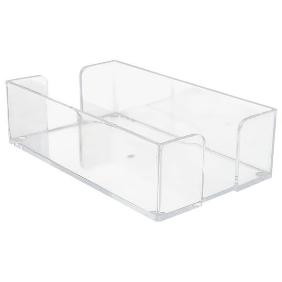 Large-capacity Napkin Box Clear Acrylic Tissue Holder Rectangular Napkin Cover Household Tissue Dispenser