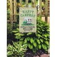 thumbnail image 3 of Printtoo Tan Happy Campers Retro Camp Trailer Personalized Camping Flags For Campers Double Sided CampsiteFlagOutdoor GardenFlags, 3 of 4