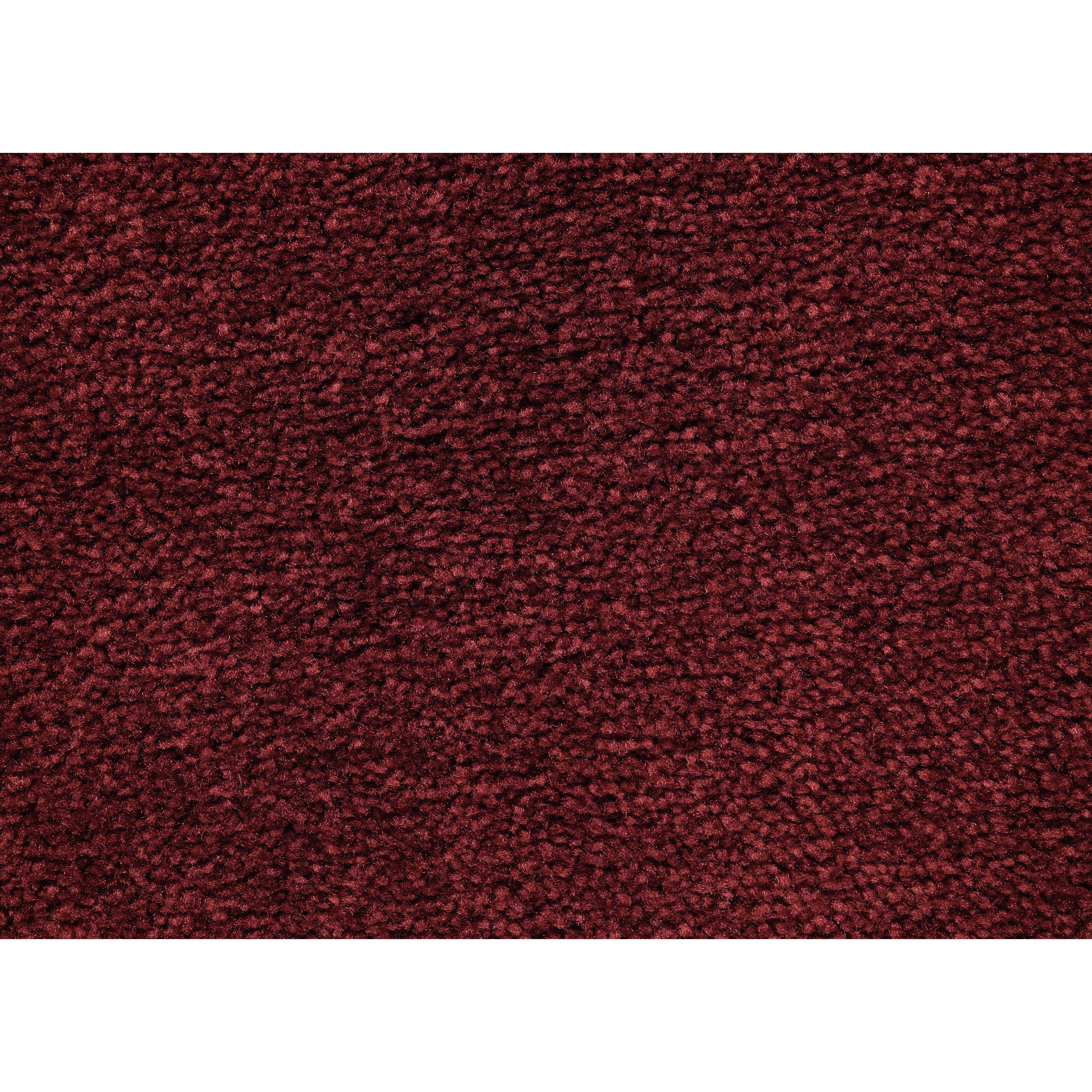 Garland Rug Traditional Washable Bath Rug Set, 3 Piece Set (21"x34" Bath Rug, Contour Rug, & Toilet Lid) Chili Red