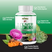 ReLiver Pro- Healthy Digestion/ Liver Detox & Function- 2 Bottles- 120 Capsules- Dr. Pelican