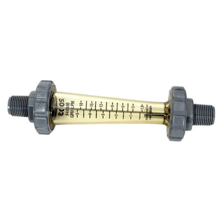 Blue-White F-44500L-6 0.37" M/NPT 0.5 to 5.0 GPM Flowmeter