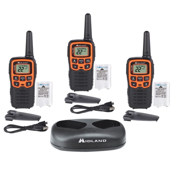 Walkie-Talkie Midland X-TALKER T51X3VP3 3 radios de largo alcance