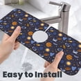 thumbnail image 6 of Sikiie Galaxy Splash Guard for Sink Faucet-1 PC Super Absorbent Fast Drying Mat Sink Gadgets-Splash Guard for Kitchen, Sink Mat, 6 of 7