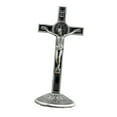 thumbnail image 3 of Crucifix Figurine Crucifix Cross Jesus Crucifixion for Prayers Detachable Alloy Religious Cross Altar Decor Tabletop B, 3 of 9